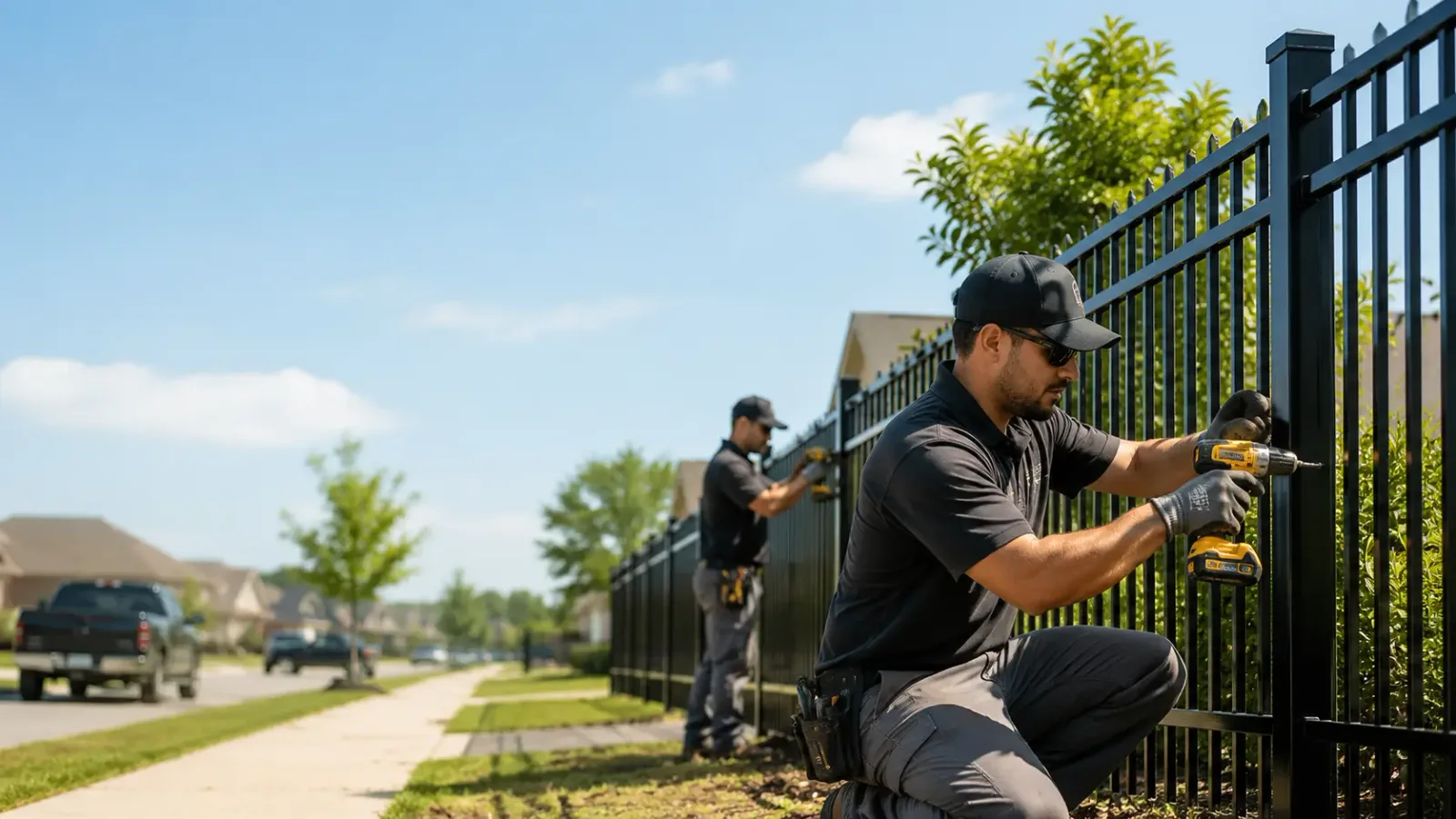 Metal Fence Installation in Baldwin, MI
